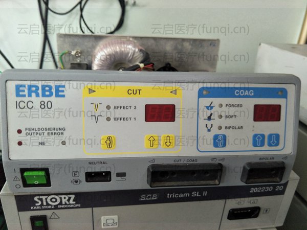 愛爾博ICC80高頻電刀 電凝或者電切均報錯