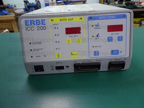 愛爾博ICC200高頻電刀 開機報錯 控制信號異常